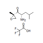 (S)-2-Amino-4-methyl-1-[(S)-2-methyloxiran-2-yl]-1-pentanone Trifluoroacetate
