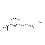 2-[4-Methyl-6-(trifluoromethyl)pyrimidin-2-yl]ethanamine Hydrochloride