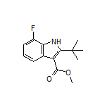 Methyl 2-(tert-Butyl)-7-fluoro-1H-indole-3-carboxylate
