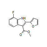 Methyl 7-Fluoro-2-(furan-2-yl)-1H-indole-3-carboxylate