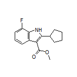 Methyl 2-Cyclopentyl-7-fluoro-1H-indole-3-carboxylate