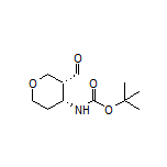 (3R,4R)-4-(Boc-amino)tetrahydro-2H-pyran-3-carbaldehyde