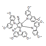 2,4,5,6-Tetrakis(3,6-dimethoxy-9H-carbazol-9-yl)isophthalonitrile