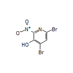 4,6-Dibromo-2-nitropyridin-3-ol