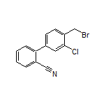 4’-(Bromomethyl)-3’-chloro-[1,1’-biphenyl]-2-carbonitrile
