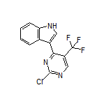 3-[2-Chloro-5-(trifluoromethyl)pyrimidin-4-yl]-1H-indole