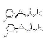 rel-(1R,2R)-N-Boc-2-(3-chlorophenyl)-2-fluorocyclopropanamine