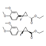 Ethyl rel-(1R,2R)-2-(3,4-Dimethoxyphenyl)-2-fluorocyclopropanecarboxylate