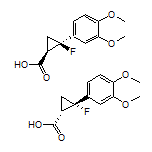 rel-(1R,2R)-2-(3,4-Dimethoxyphenyl)-2-fluorocyclopropanecarboxylic Acid