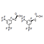 rel-(1R,2R)-2-[3,5-Bis(trifluoromethyl)phenyl]-2-fluorocyclopropanecarboxylic Acid