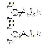 rel-(1S,2S)-2-[3,5-Bis(trifluoromethyl)phenyl]-N-Boc-2-fluorocyclopropanamine