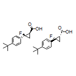 rel-(1R,2R)-2-[4-(tert-Butyl)phenyl]-2-fluorocyclopropanecarboxylic Acid