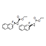 Ethyl rel-(1R,2R)-2-Fluoro-2-(naphthalen-2-yl)cyclopropanecarboxylate