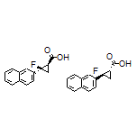 rel-(1R,2R)-2-Fluoro-2-(naphthalen-2-yl)cyclopropanecarboxylic Acid