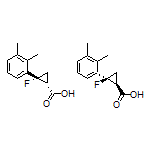 rel-(1R,2R)-2-(2,3-Dimethylphenyl)-2-fluorocyclopropanecarboxylic Acid
