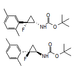 rel-(1S,2S)-N-Boc-2-(2,5-dimethylphenyl)-2-fluorocyclopropanamine