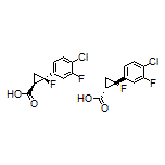 rel-(1R,2R)-2-(4-Chloro-3-fluorophenyl)-2-fluorocyclopropanecarboxylic Acid