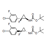 rel-(1R,2R)-N-Boc-2-(4-chloro-3-fluorophenyl)-2-fluorocyclopropanamine