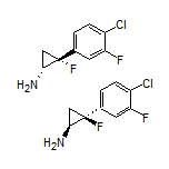 rel-(1R,2R)-2-(4-Chloro-3-fluorophenyl)-2-fluorocyclopropanamine
