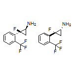 rel-(1S,2S)-2-Fluoro-2-[2-(trifluoromethyl)phenyl]cyclopropanamine