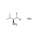 (S)-1,1-Difluoro-3-methyl-2-butanamine Hydrochloride