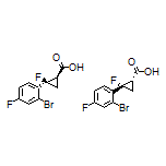 rel-(1R,2R)-2-(2-Bromo-4-fluorophenyl)-2-fluorocyclopropanecarboxylic Acid