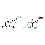 rel-(1S,2S)-2-(2-Bromo-4-fluorophenyl)-2-fluorocyclopropanamine