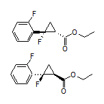 Ethyl rel-(1R,2R)-2-Fluoro-2-(2-fluorophenyl)cyclopropanecarboxylate