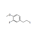 2-Fluoro-4-(2-iodoethyl)-1-methoxybenzene