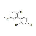 2,2’-Dibromo-4-chloro-5’-methoxy-1,1’-biphenyl