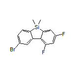 8-Bromo-1,3-difluoro-5,5-dimethyl-5H-dibenzo[b,d]silole