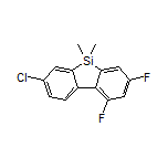 7-Chloro-1,3-difluoro-5,5-dimethyl-5H-dibenzo[b,d]silole