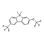 5,5-Dimethyl-7-(trifluoromethoxy)-2-(trifluoromethyl)-5H-dibenzo[b,d]silole