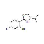 2-(2-Bromo-4-fluorophenyl)-4-isopropyl-4,5-dihydrooxazole