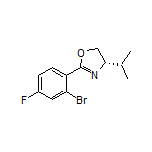 (S)-2-(2-Bromo-4-fluorophenyl)-4-isopropyl-4,5-dihydrooxazole