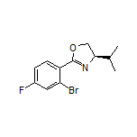 (R)-2-(2-Bromo-4-fluorophenyl)-4-isopropyl-4,5-dihydrooxazole