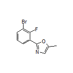 2-(3-Bromo-2-fluorophenyl)-5-methyloxazole