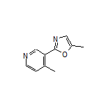 5-Methyl-2-(4-methylpyridin-3-yl)oxazole