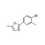 2-(4-Bromo-3-methylphenyl)-5-methyloxazole