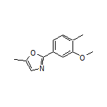 2-(3-Methoxy-4-methylphenyl)-5-methyloxazole