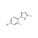 2-(4-Fluoro-2-methylphenyl)-5-methyloxazole