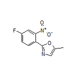 2-(4-Fluoro-2-nitrophenyl)-5-methyloxazole