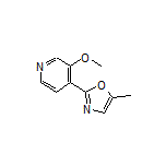 2-(3-Methoxypyridin-4-yl)-5-methyloxazole