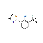 2-[2-Chloro-3-(trifluoromethyl)phenyl]-5-methyloxazole
