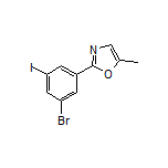 2-(3-Bromo-5-iodophenyl)-5-methyloxazole