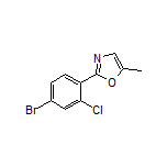 2-(4-Bromo-2-chlorophenyl)-5-methyloxazole