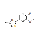 2-(4-Fluoro-3-methoxyphenyl)-5-methyloxazole