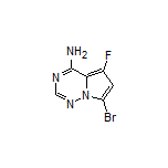 7-Bromo-5-fluoropyrrolo[2,1-f][1,2,4]triazin-4-amine