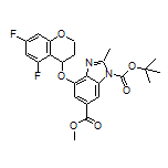Methyl 1-Boc-4-[(5,7-difluorochroman-4-yl)oxy]-2-methyl-1H-benzo[d]imidazole-6-carboxylate