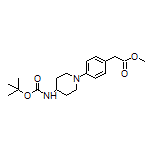 Methyl 2-[4-[4-(Boc-amino)-1-piperidyl]phenyl]acetate